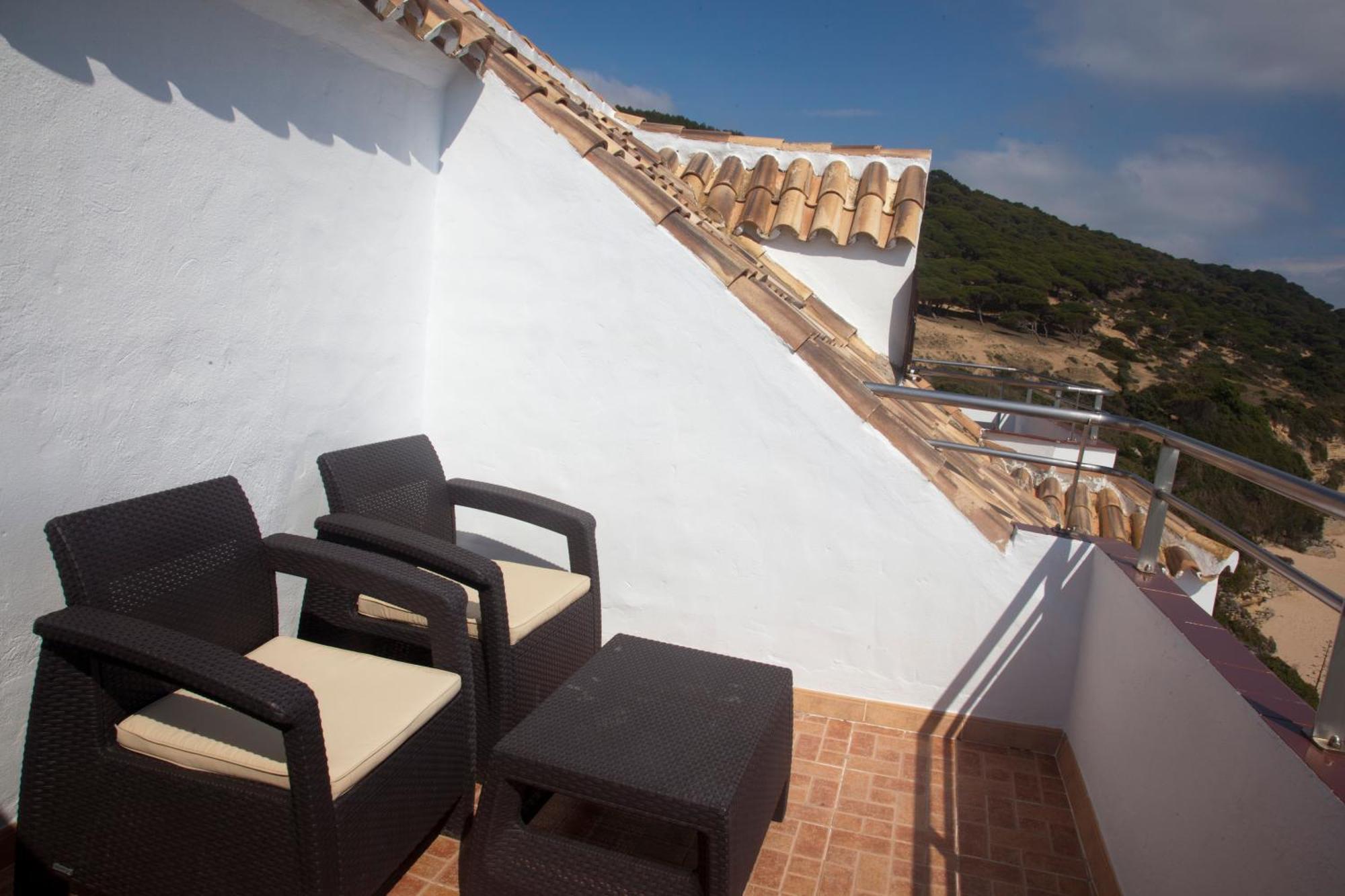 Hostal Mar De Frente 로스 카뇨스 데 메카 외부 사진