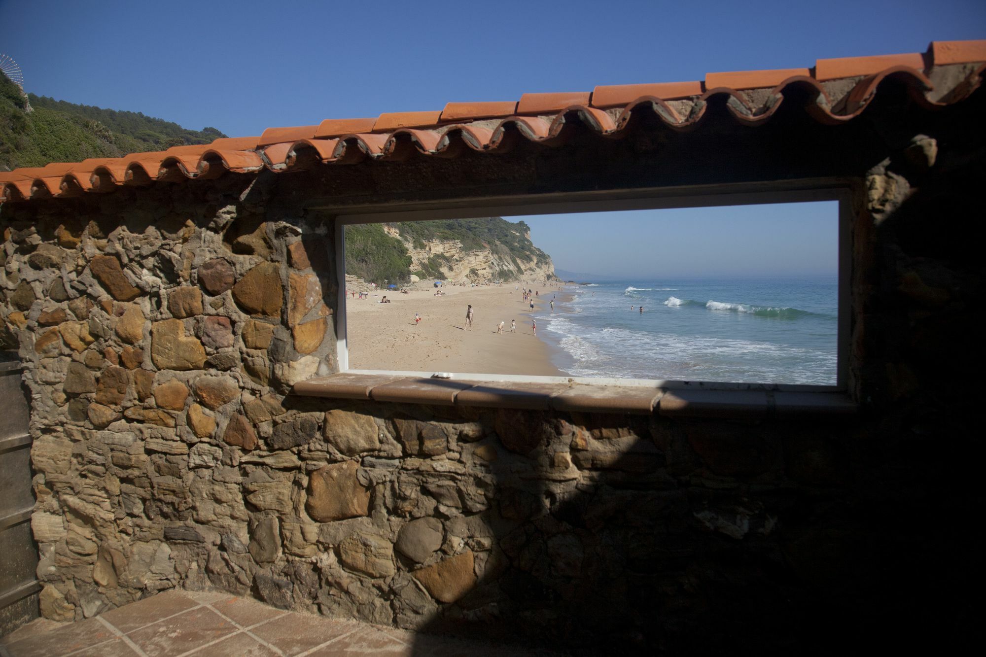 Hostal Mar De Frente 로스 카뇨스 데 메카 외부 사진